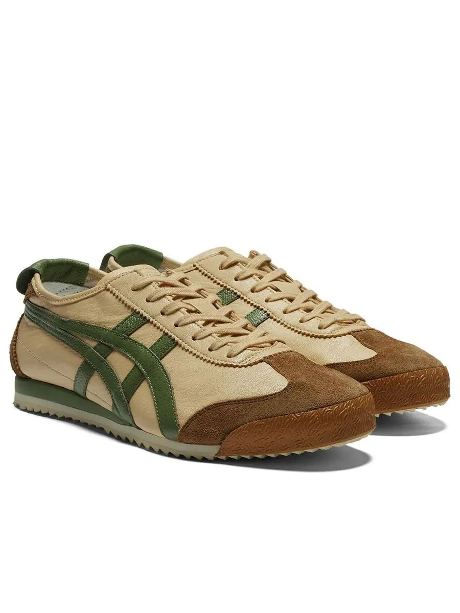Кроссовки Onitsuka Tiger Mexico 66 NM 'Beige Grass Green' — изображение 2 из 5, бежевый