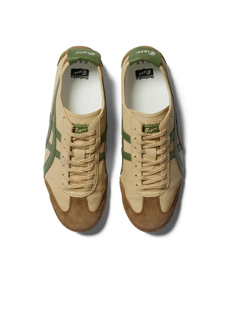 Кроссовки Onitsuka Tiger Mexico 66 NM 'Beige Grass Green' — изображение 5 из 5, бежевый
