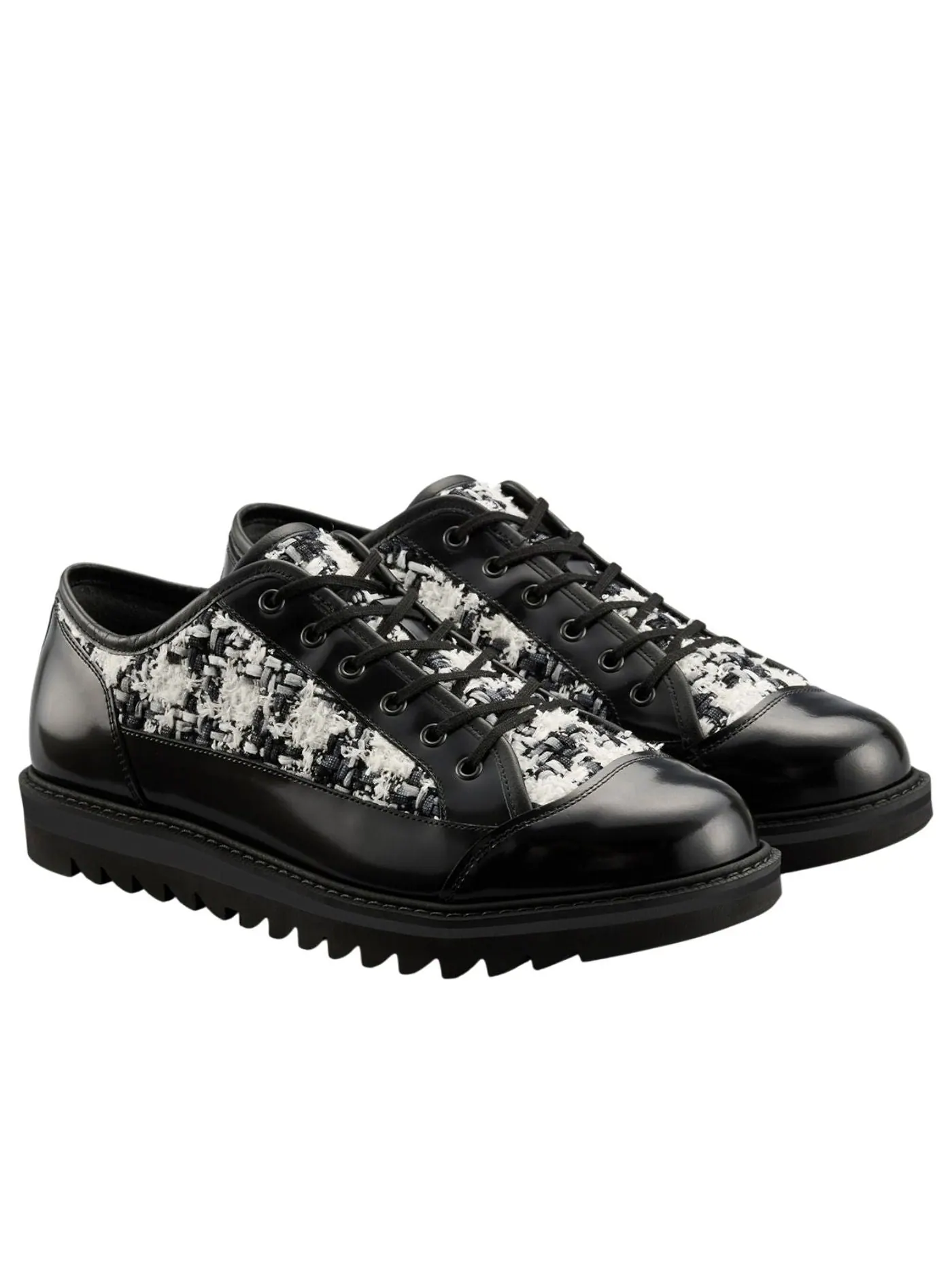 Кроссовки Onitsuka Tiger The Onitsuka Blucher Lo 'Black White' — изображение 2 из 6, черный