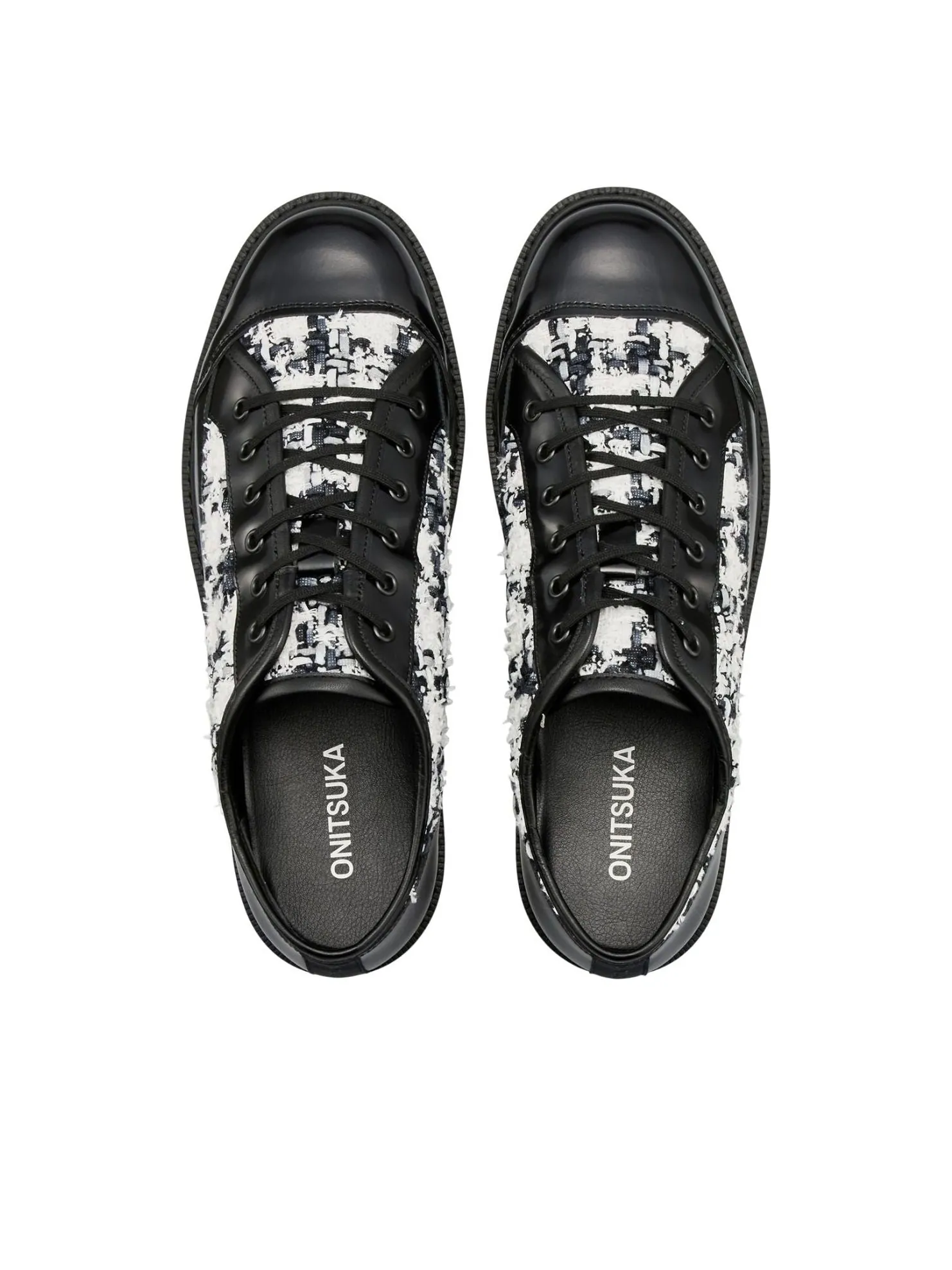 Кроссовки Onitsuka Tiger The Onitsuka Blucher Lo 'Black White' — изображение 4 из 6, черный