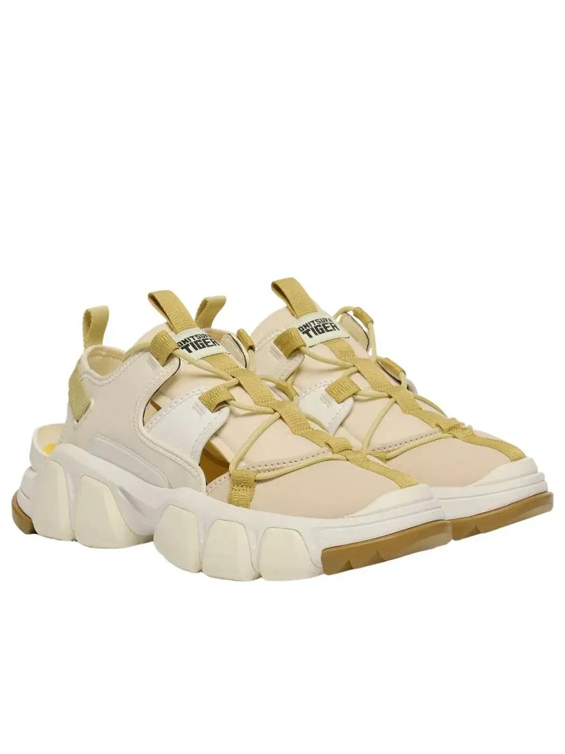 Onitsuka Tiger кроссовки Dentigre Cage бежево-коричневые — изображение 2 из 5, бежевый