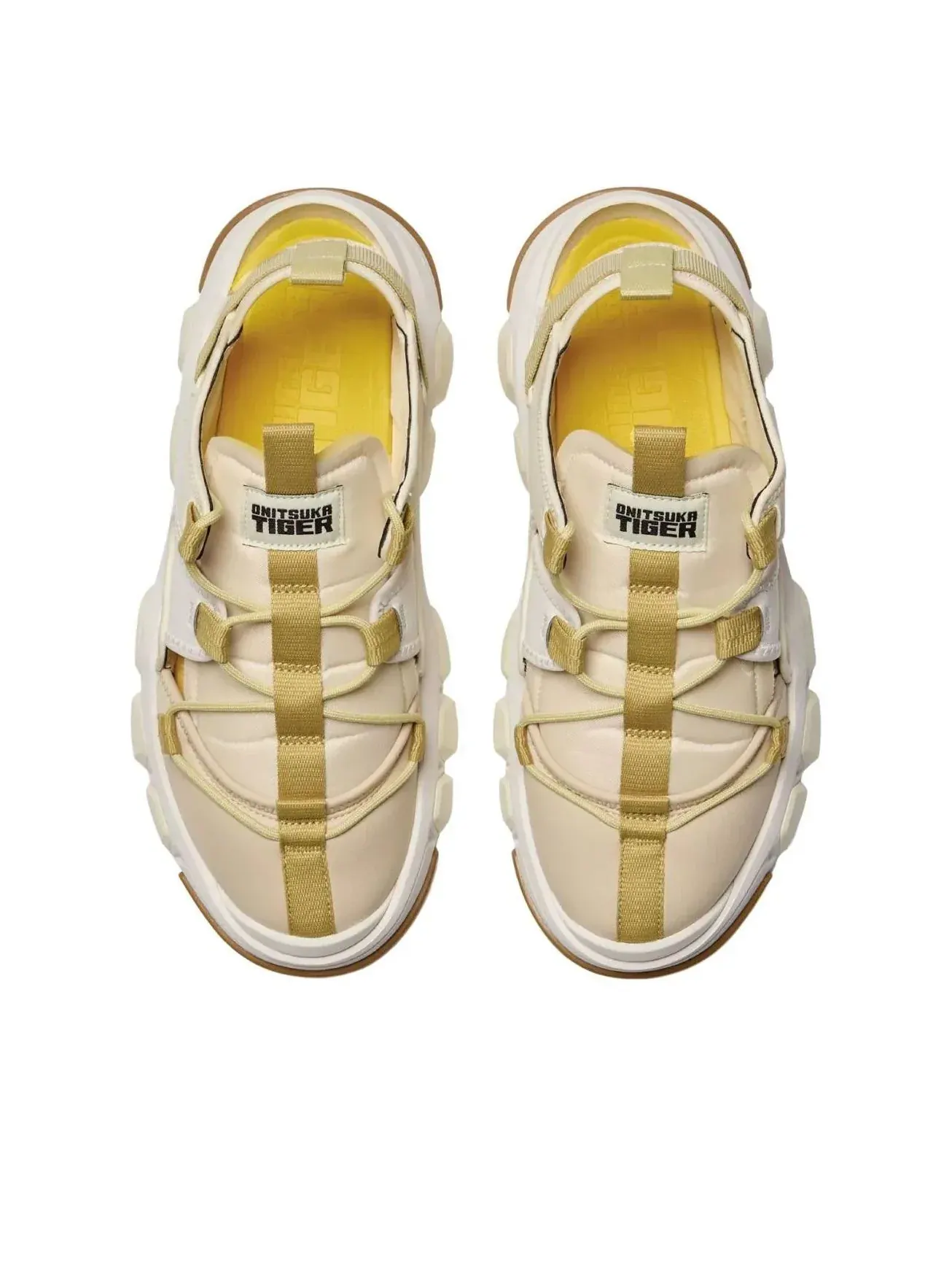 Onitsuka Tiger кроссовки Dentigre Cage бежево-коричневые — изображение 3 из 5, бежевый
