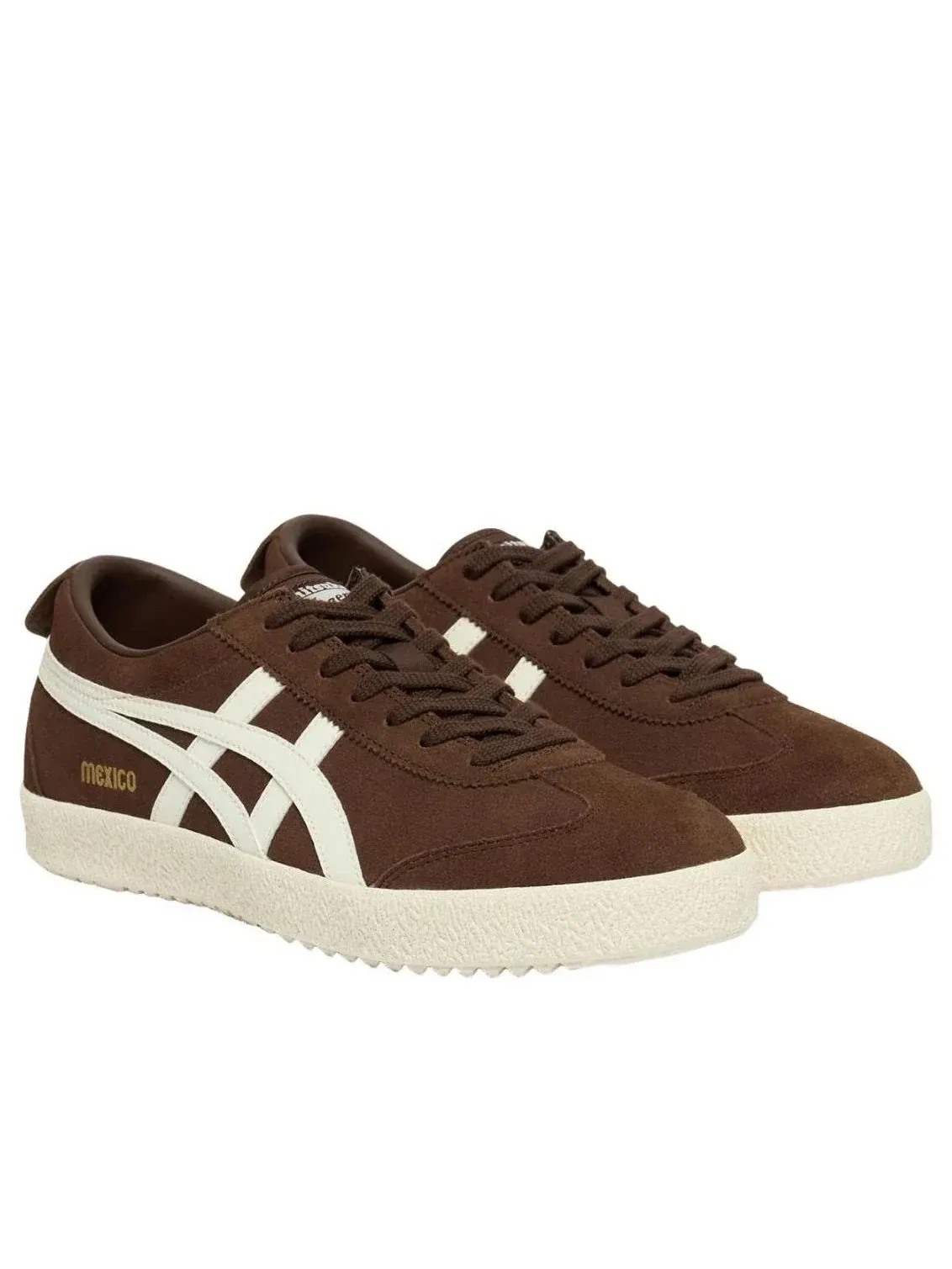 Кроссовки Onitsuka Tiger Mexico 66 Delegation 'Dark Brown Cream' 1183C344-200 — изображение 2 из 5, коричневый