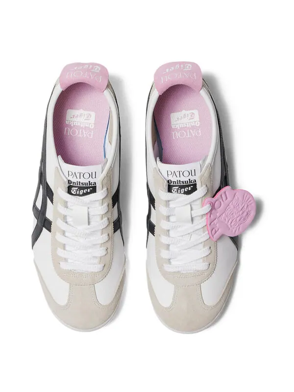 Кроссовки x patou mexico 66 'white black' Onitsuka Tiger — изображение 3 из 4, белый/черный/розовый