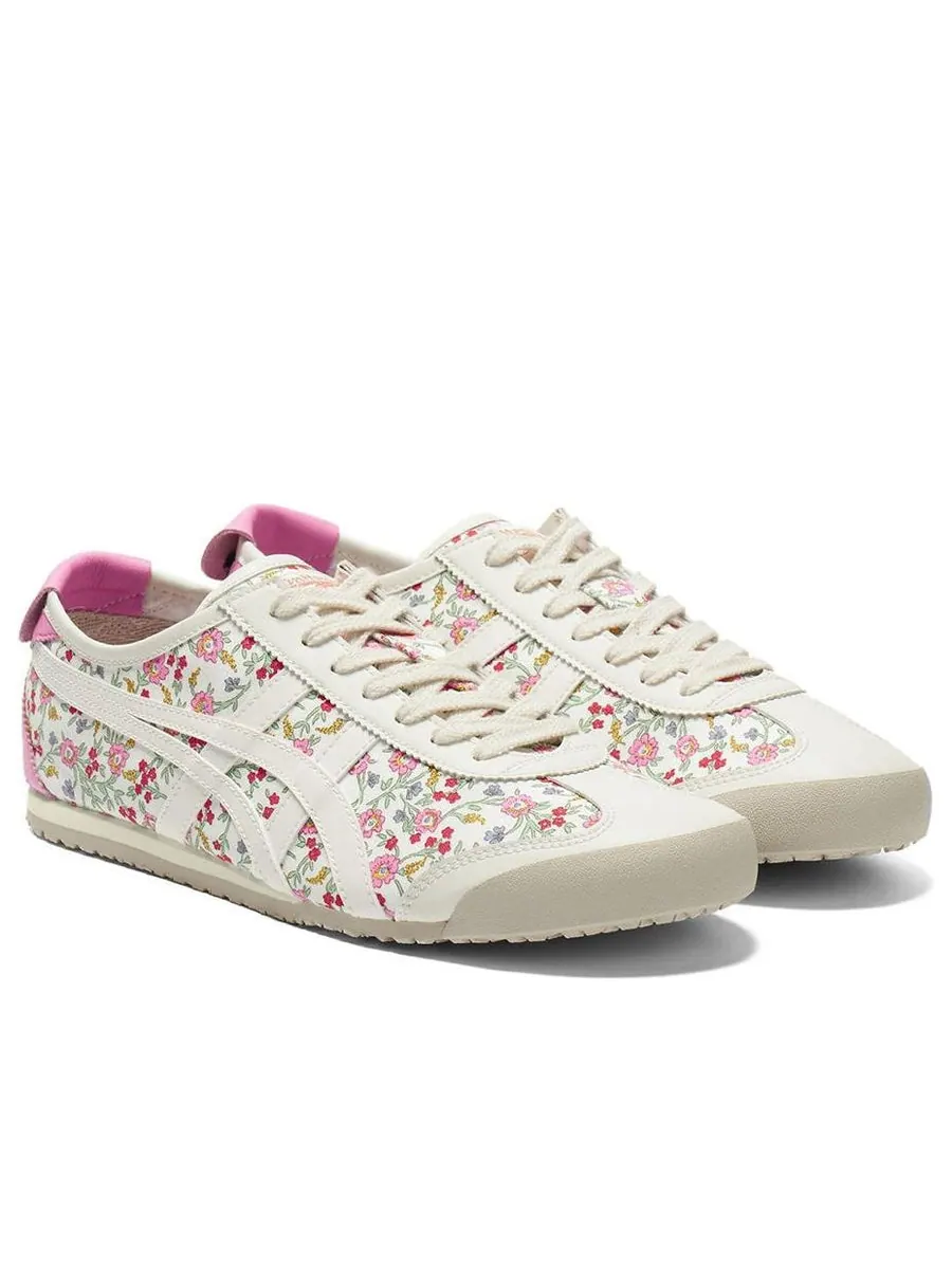 Кроссовки Onitsuka Tiger Mexico 66 'Cream Pink Floral' — изображение 2 из 6, бежевый