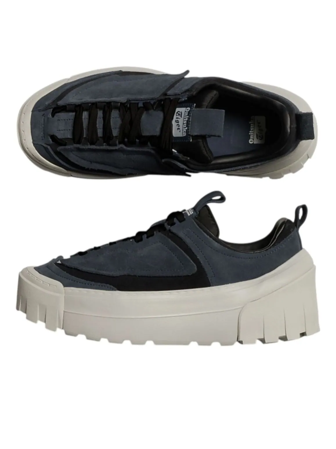Кроссовки Onitsuka Tiger Chunky Runner Lo 'Iron Navy Black' — изображение 3 из 7, темно-синий/черный