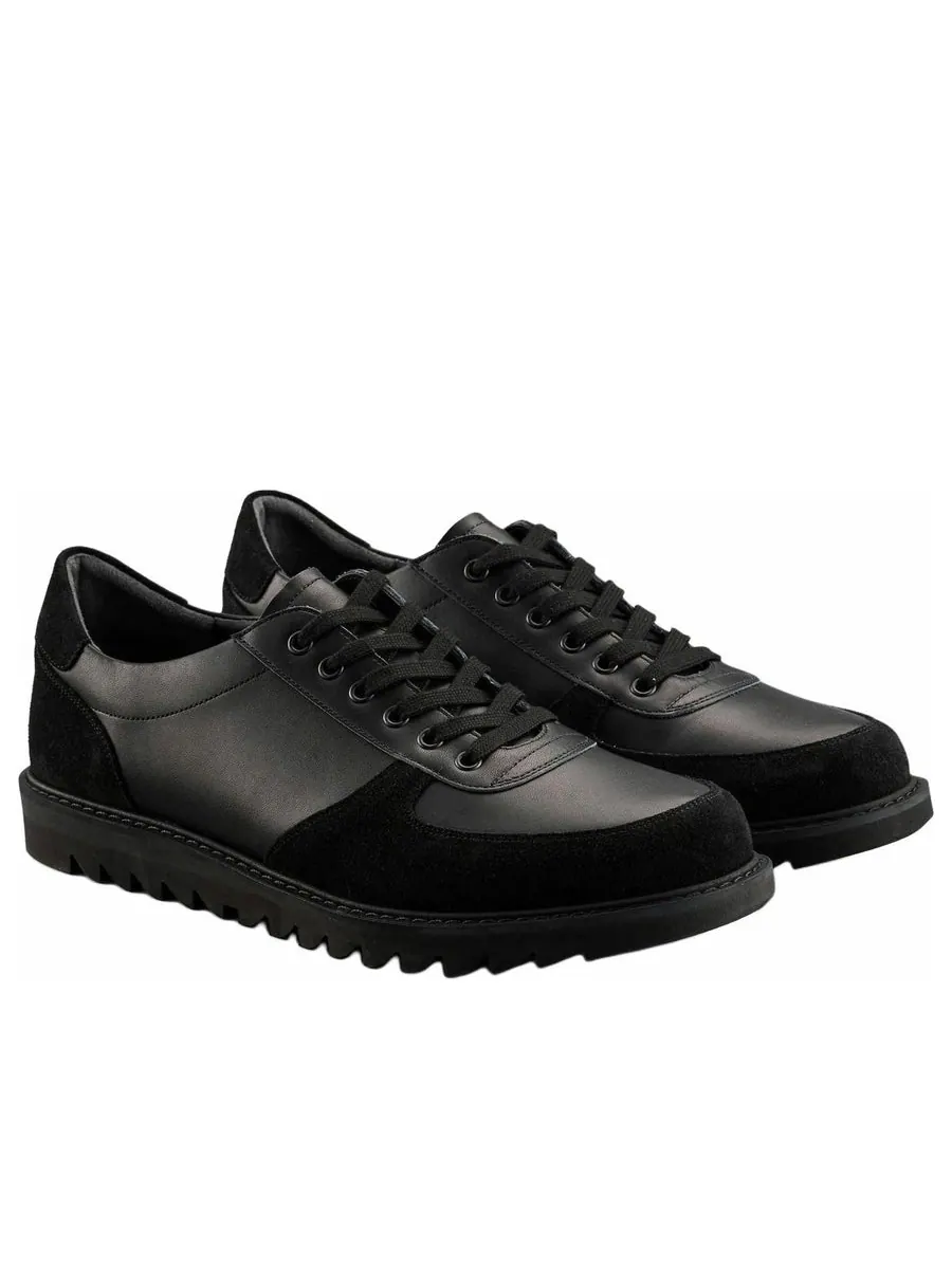 Кроссовки Onitsuka Tiger Court-S 'Black' — изображение 3 из 7, черный