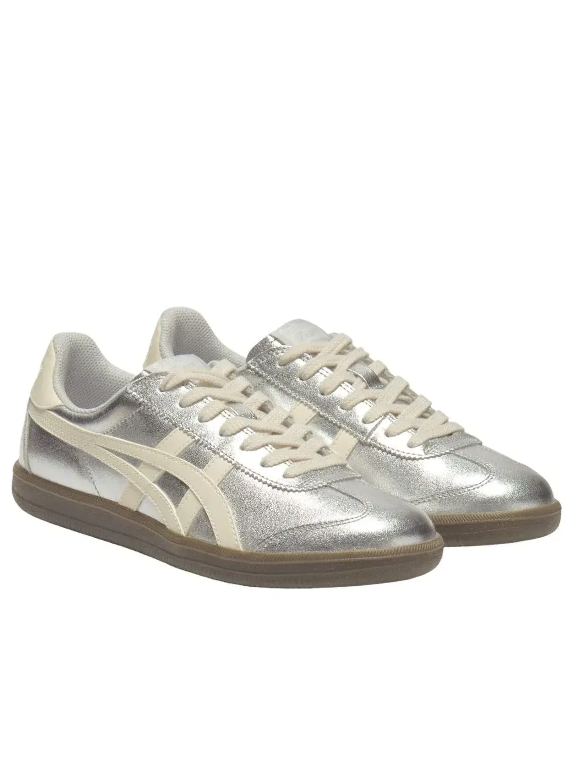 Кроссовки Onitsuka Tiger Tokuten 'Pure Silver Cream' 1183C429-020 — изображение 2 из 5, серебряный