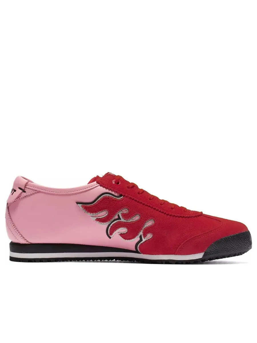 Кроссовки Onitsuka Tiger Mexico 66 SD 'Fiery Red Blossom Pink' — изображение 2 из 6, розовый