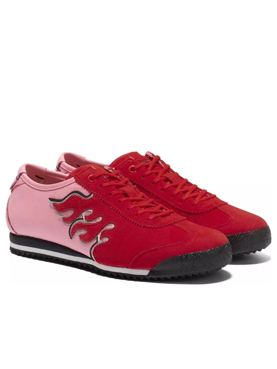 Кроссовки Onitsuka Tiger Mexico 66 SD 'Fiery Red Blossom Pink' — изображение 3 из 6, розовый
