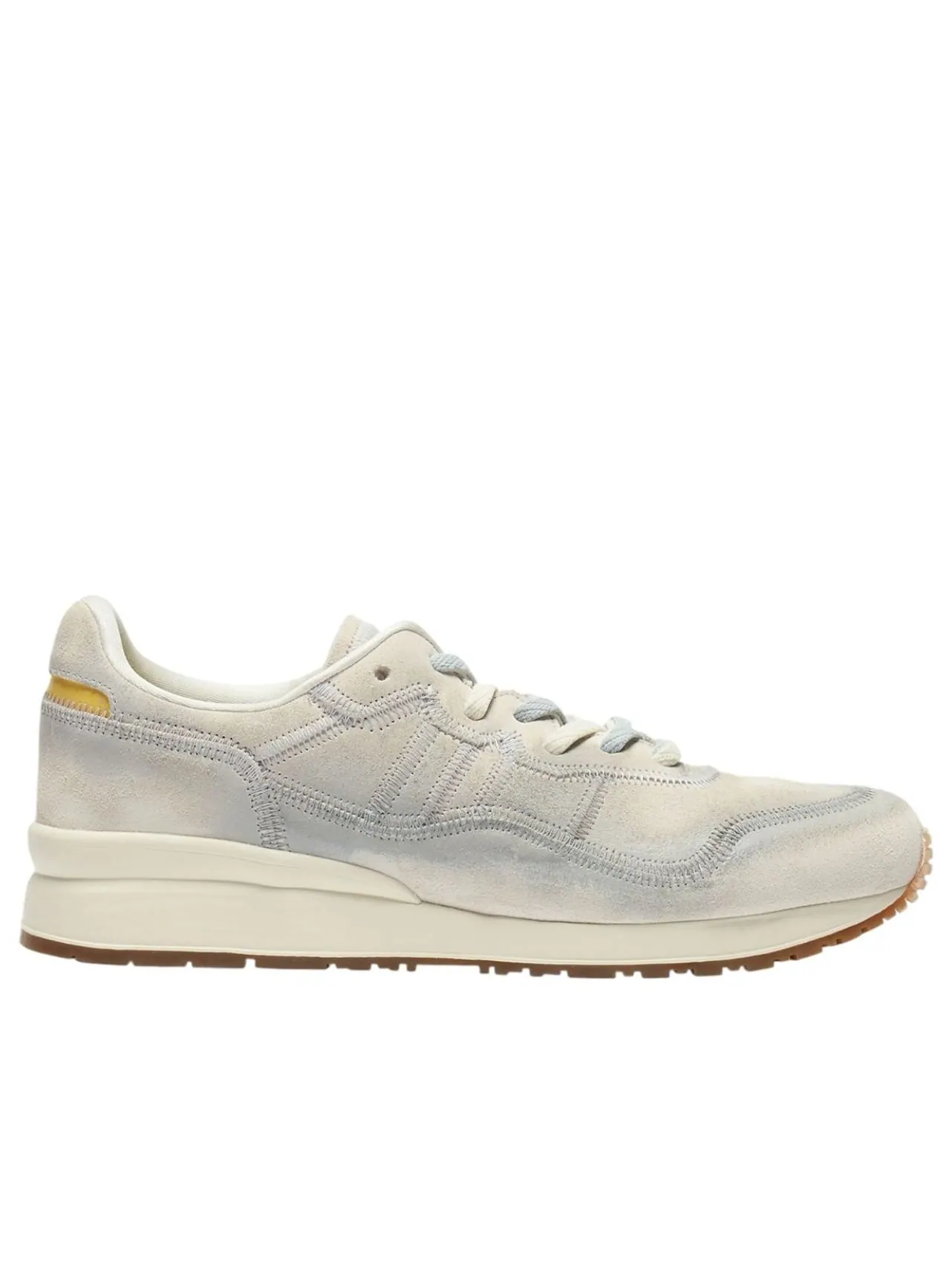 Кроссовки Onitsuka Tiger Tiger Ally Stitch 'Birch Vibrant Yellow' — изображение 2 из 7, бежевый