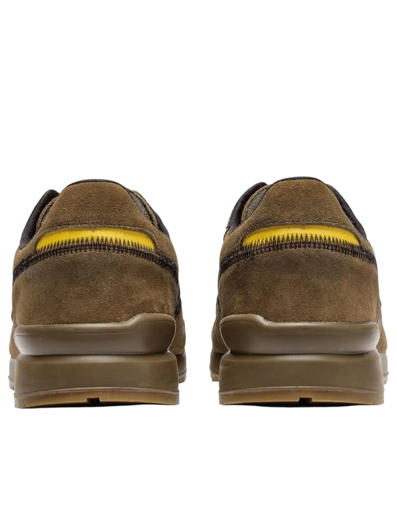 Кроссовки Onitsuka Tiger Tiger Ally Stitch 'Brown Storm Vibrant Yellow' — изображение 5 из 7, коричневый