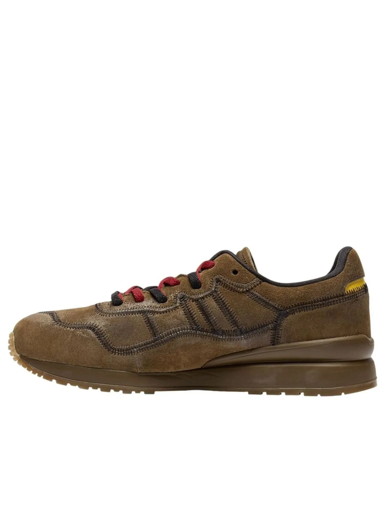 Onitsuka Tiger Tiger Ally Stitch 'Brown Storm Vibrant Yellow' — изображение 1 из 7, коричневый/желтый