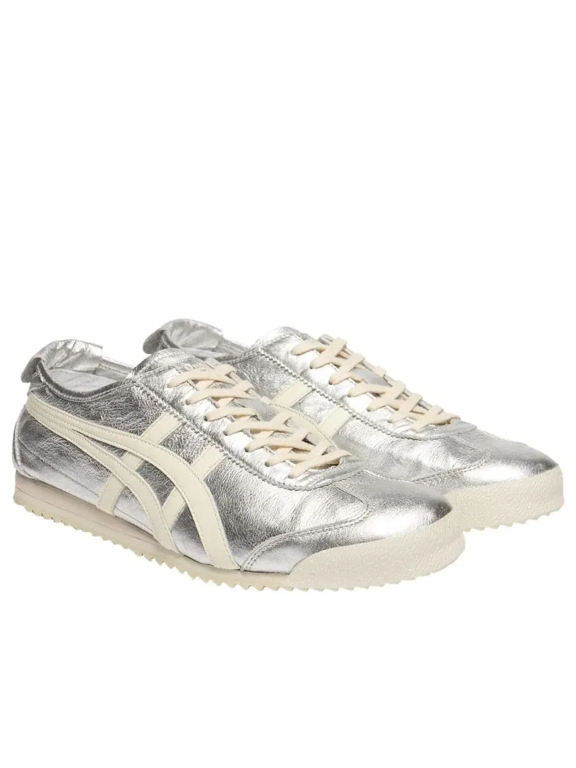 Мужские кроссовки с кожаным верхом Onitsuka Tiger Mexico 66 — изображение 2 из 5, серебряный