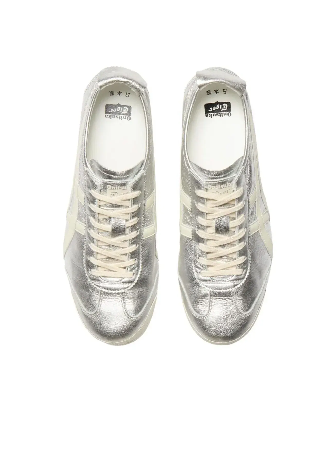 Мужские кроссовки с кожаным верхом Onitsuka Tiger Mexico 66 — изображение 4 из 5, серебряный