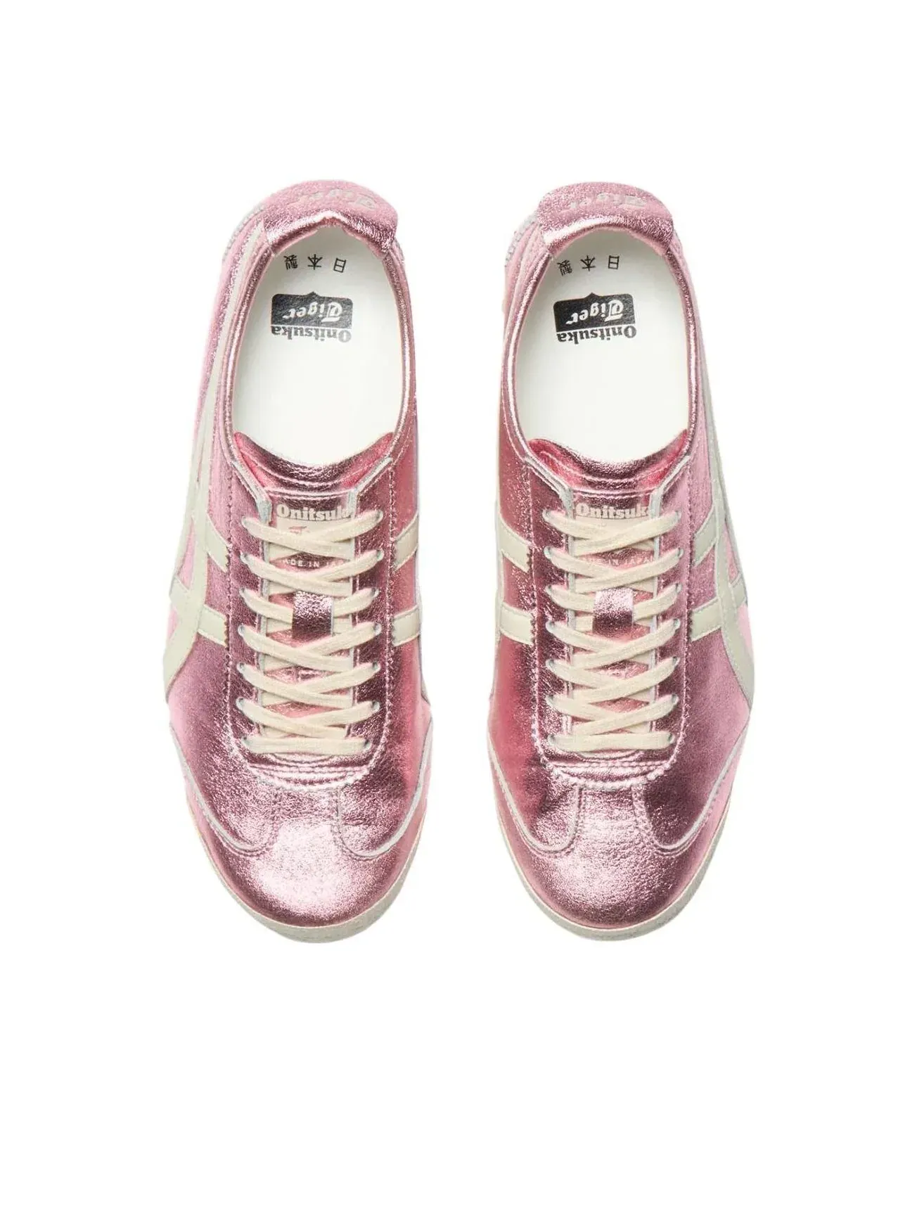 Мужские кроссовки с кожаным верхом Mexico 66 Onitsuka Tiger — изображение 4 из 5, розовый