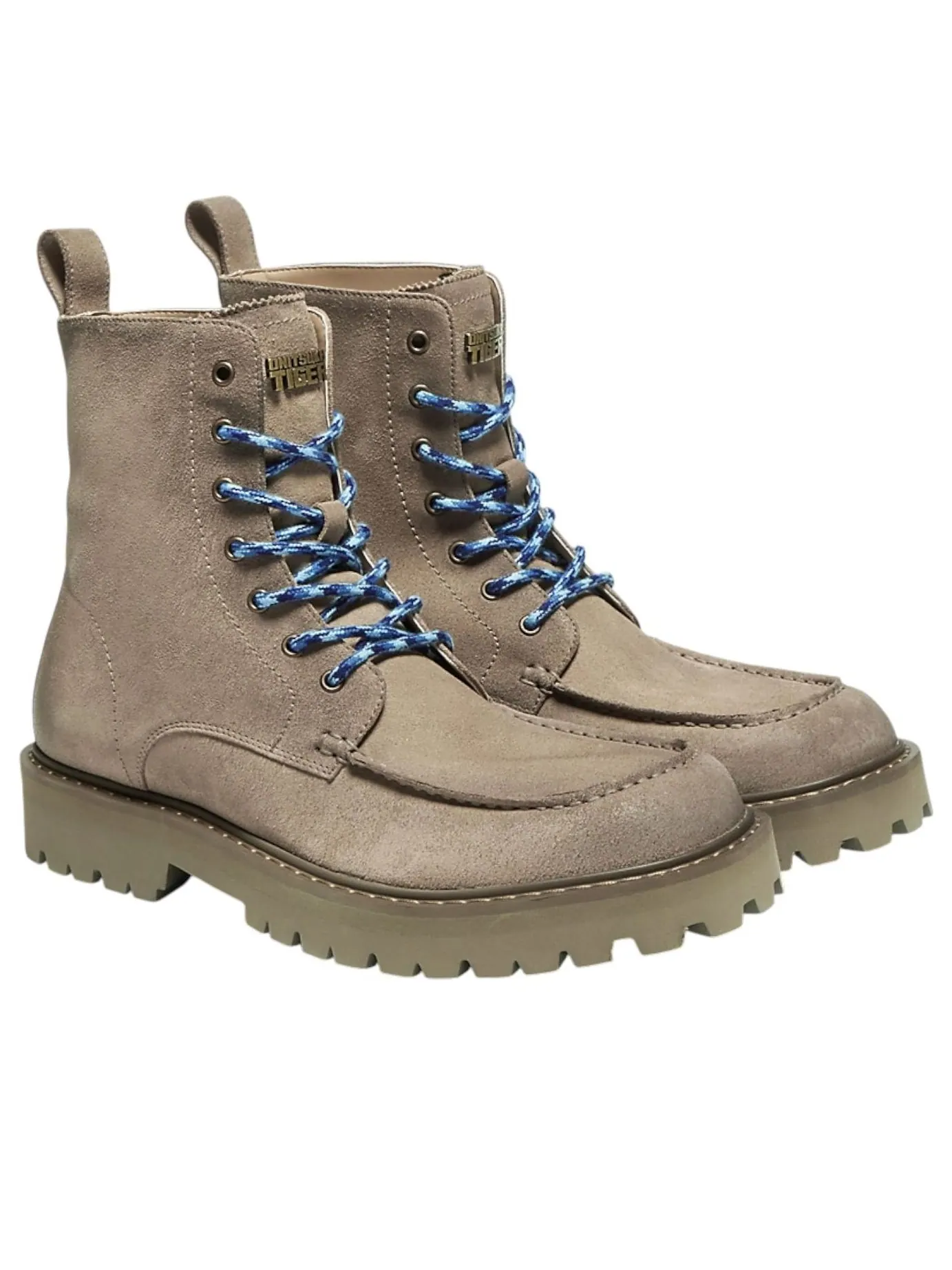 Ботинки Onitsuka Tiger Moc Boots 'Truffle Grey Bronze Green' — изображение 2 из 6, серый