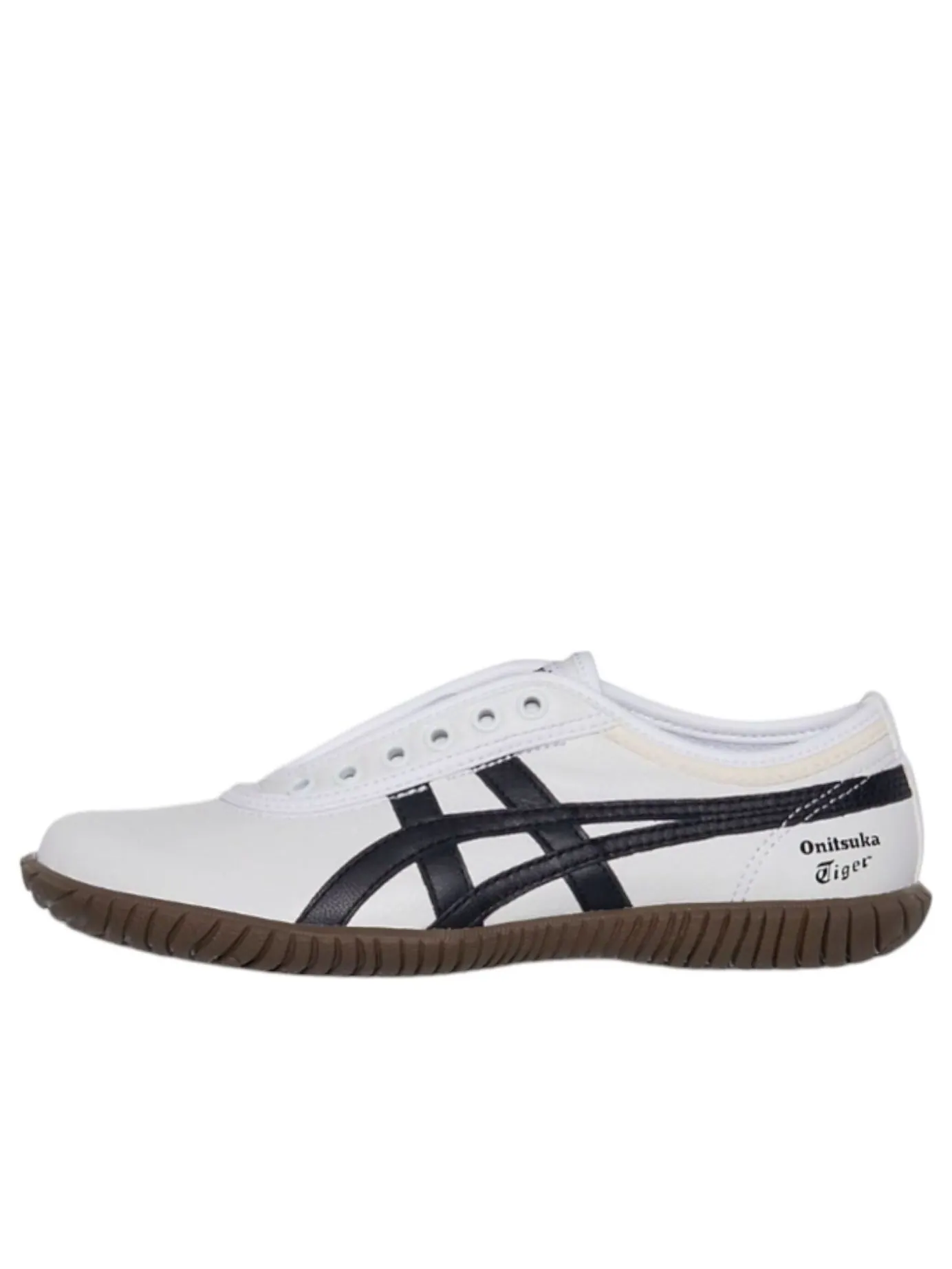Кроссовки Onitsuka Tiger Tsunahiki Slip-On 'White Black' — изображение 1 из 7, белый