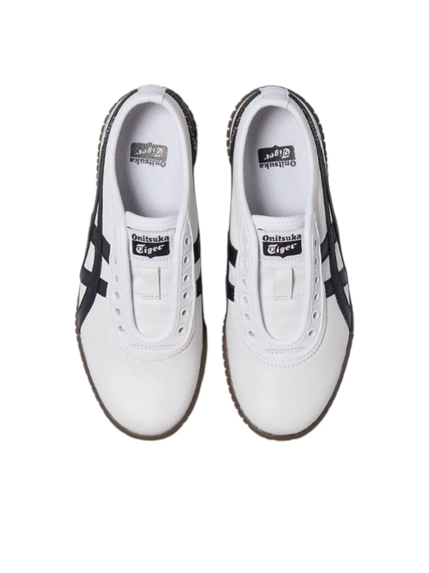 Кроссовки Onitsuka Tiger Tsunahiki Slip-On 'White Black' — изображение 5 из 7, белый