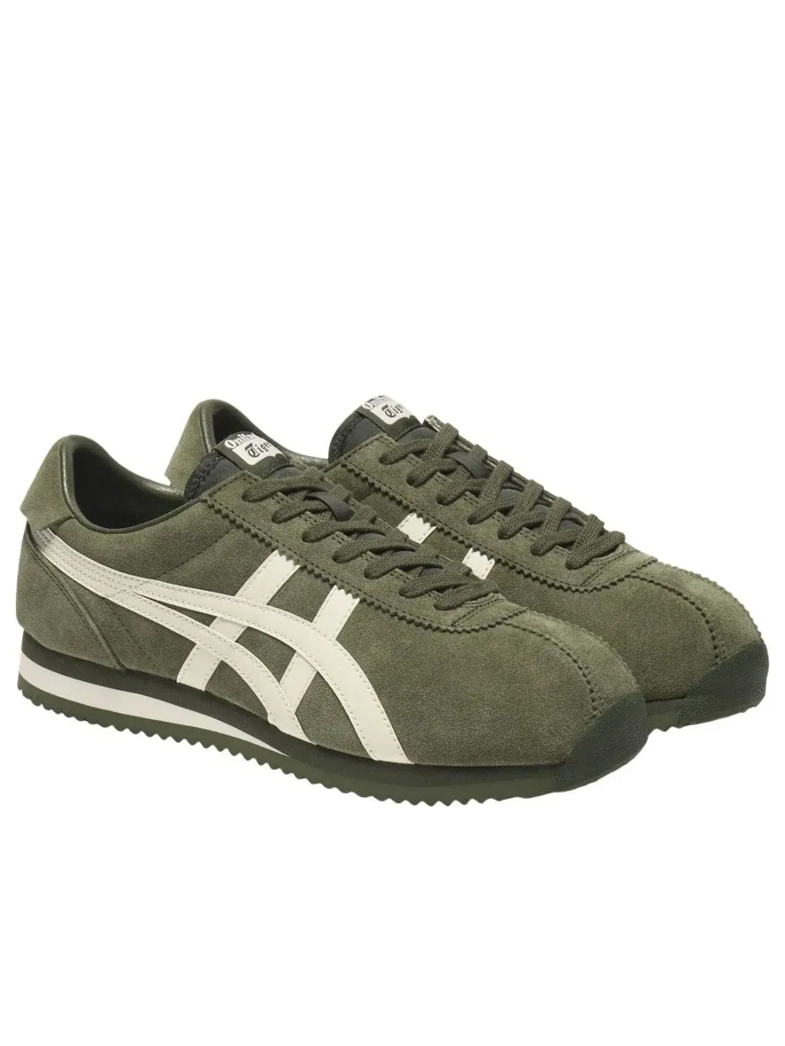 Кроссовки Onitsuka Tiger Corsair 'Bronze Green Cream' — изображение 2 из 5, зеленый