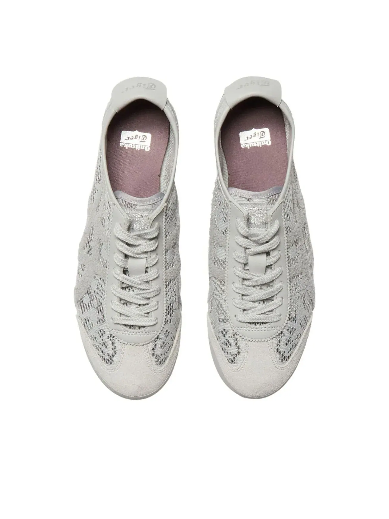 Кроссовки Onitsuka Tiger Mexico 66 Lace 'Oyster Grey' — изображение 4 из 5, серый