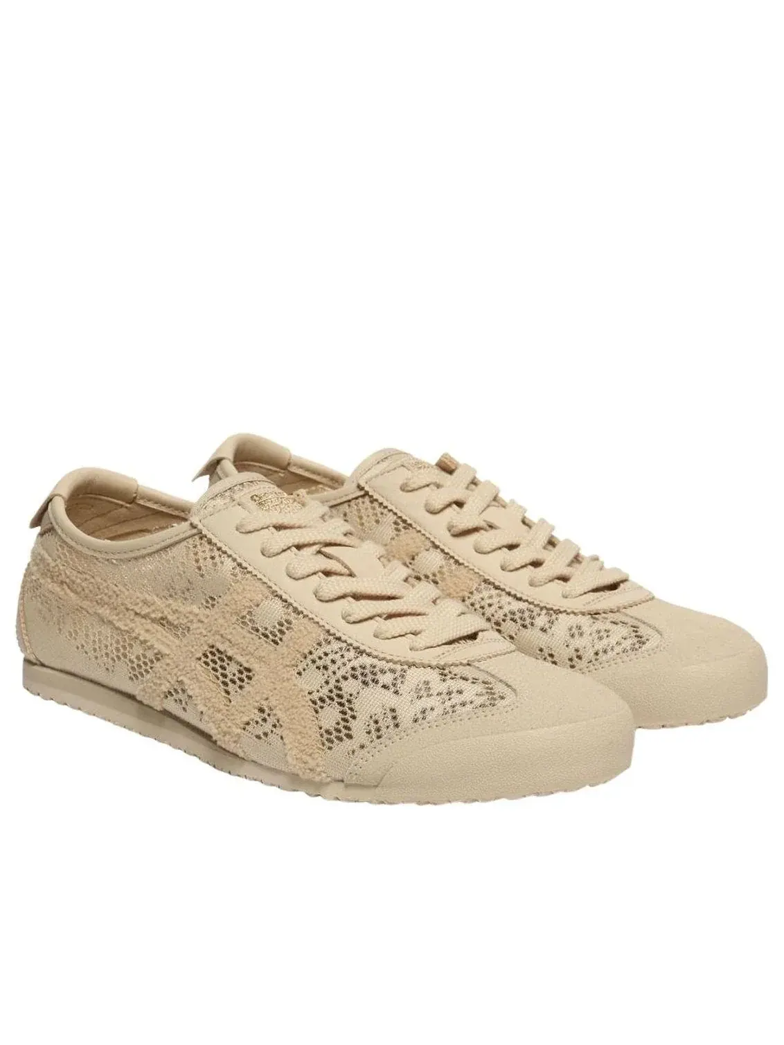Кроссовки Onitsuka Tiger Mexico 66 Lace 'Beige' — изображение 2 из 5, бежевый