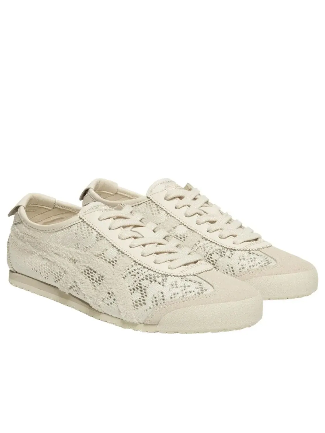 Кроссовки Onitsuka Tiger Mexico 66 Lace 'Birch Off White' — изображение 2 из 5, белый