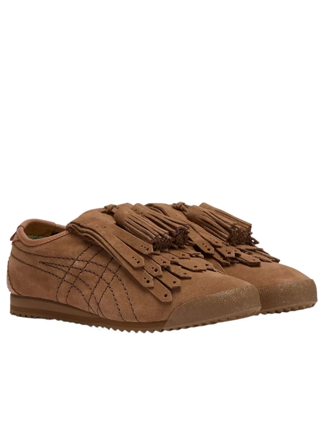 Кроссовки Onitsuka Tiger Fringe 'Mocha Brown Dark Crown' — изображение 2 из 6, коричневый