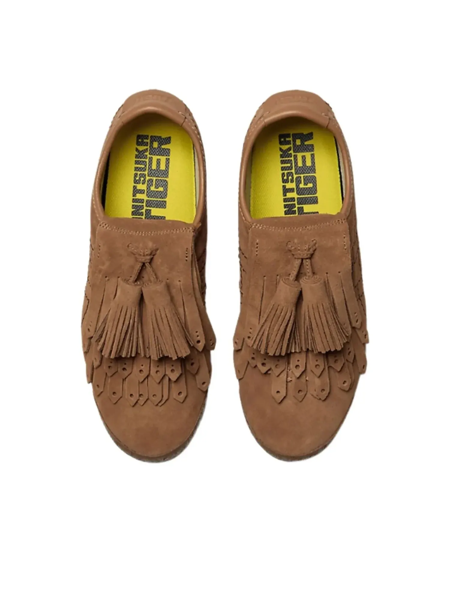Кроссовки Onitsuka Tiger Fringe 'Mocha Brown Dark Crown' — изображение 3 из 6, коричневый