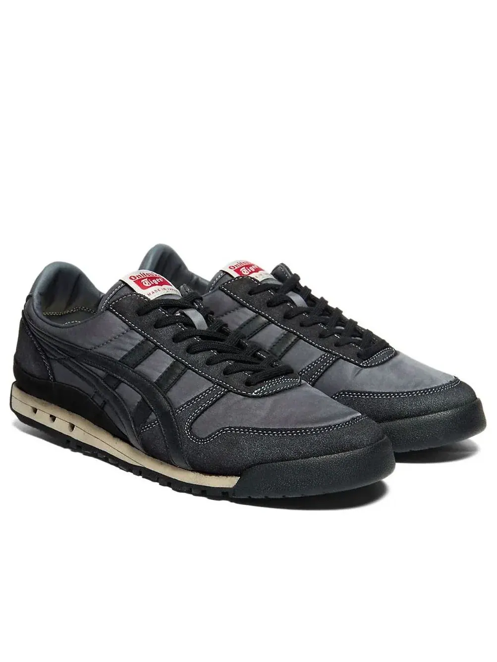 Мужские кроссовки с кожаным верхом Ultimate 81 Onitsuka Tiger — изображение 2 из 7, черный