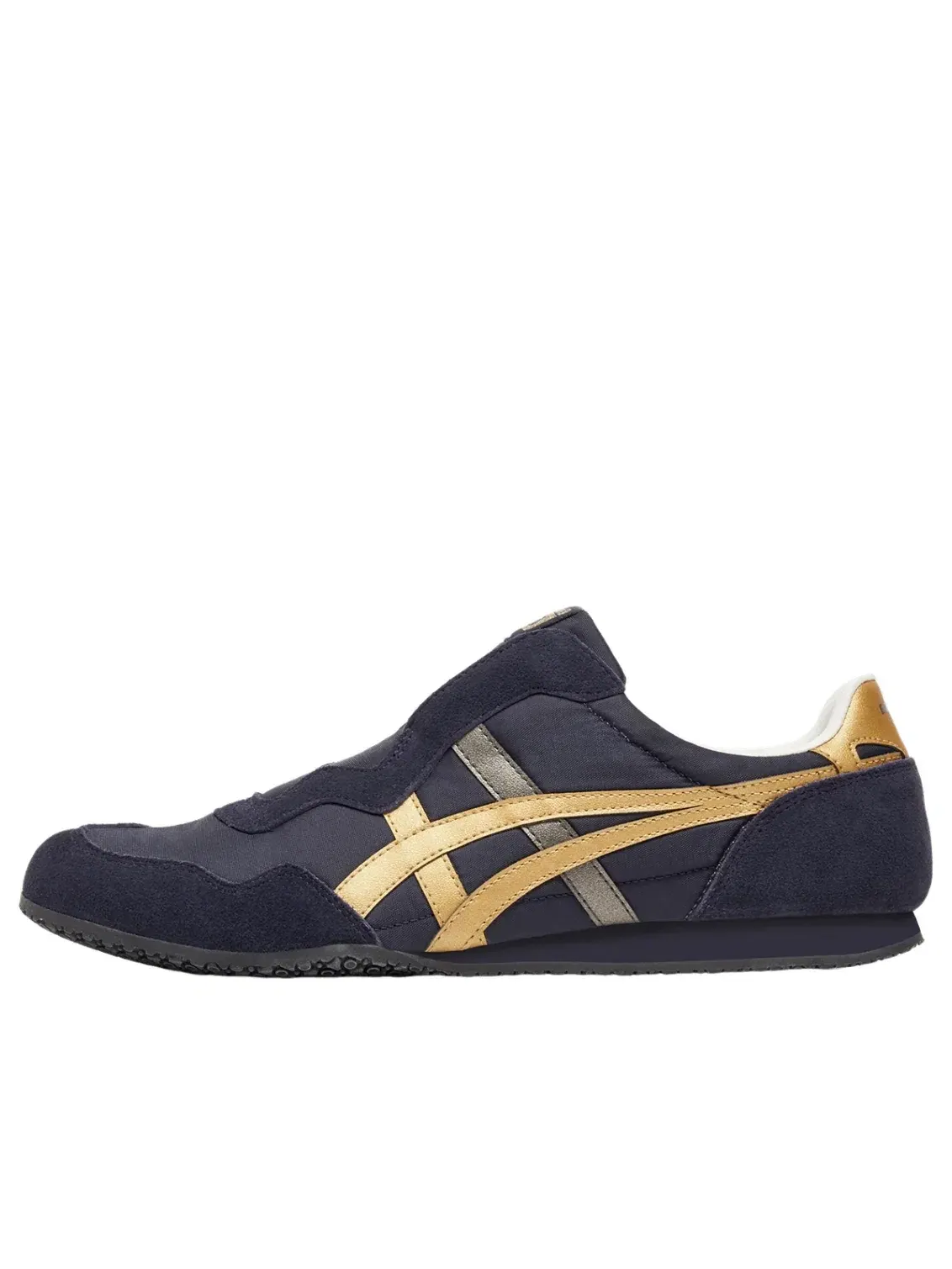 Мужские кроссовки без шнуровки с моделью Serrano Onitsuka Tiger — изображение 1 из 6, темно-синий