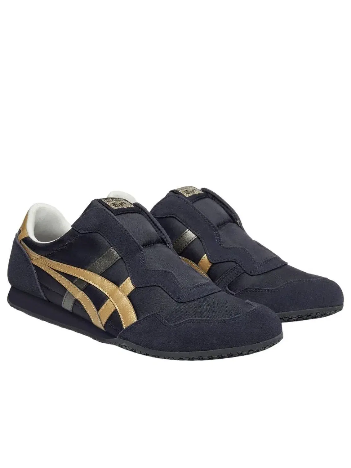 Мужские кроссовки без шнуровки с моделью Serrano Onitsuka Tiger — изображение 3 из 6, темно-синий