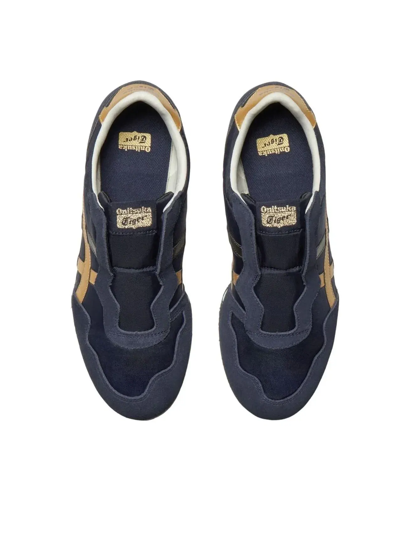 Мужские кроссовки без шнуровки с моделью Serrano Onitsuka Tiger — изображение 6 из 6, темно-синий