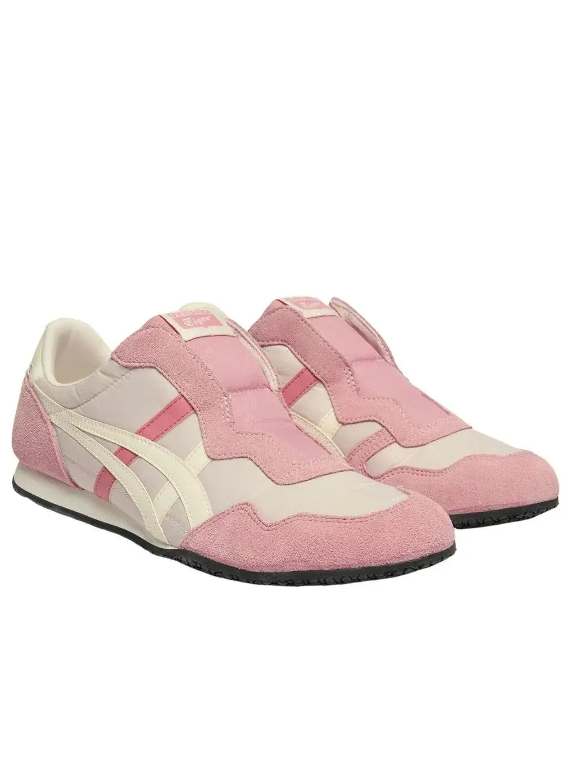 Мужские кроссовки без шнуровки с моделью Serrano Onitsuka Tiger — изображение 3 из 6, розовый