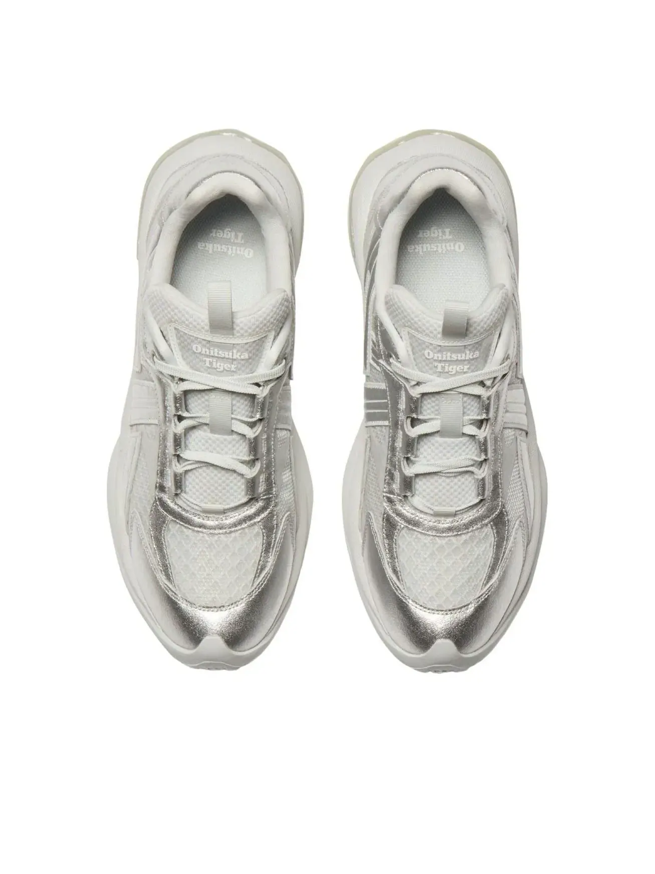 Кроссовки Onitsuka Tiger Tigtrail 'Glacier Grey Pure Silver' — изображение 4 из 5, серебряный