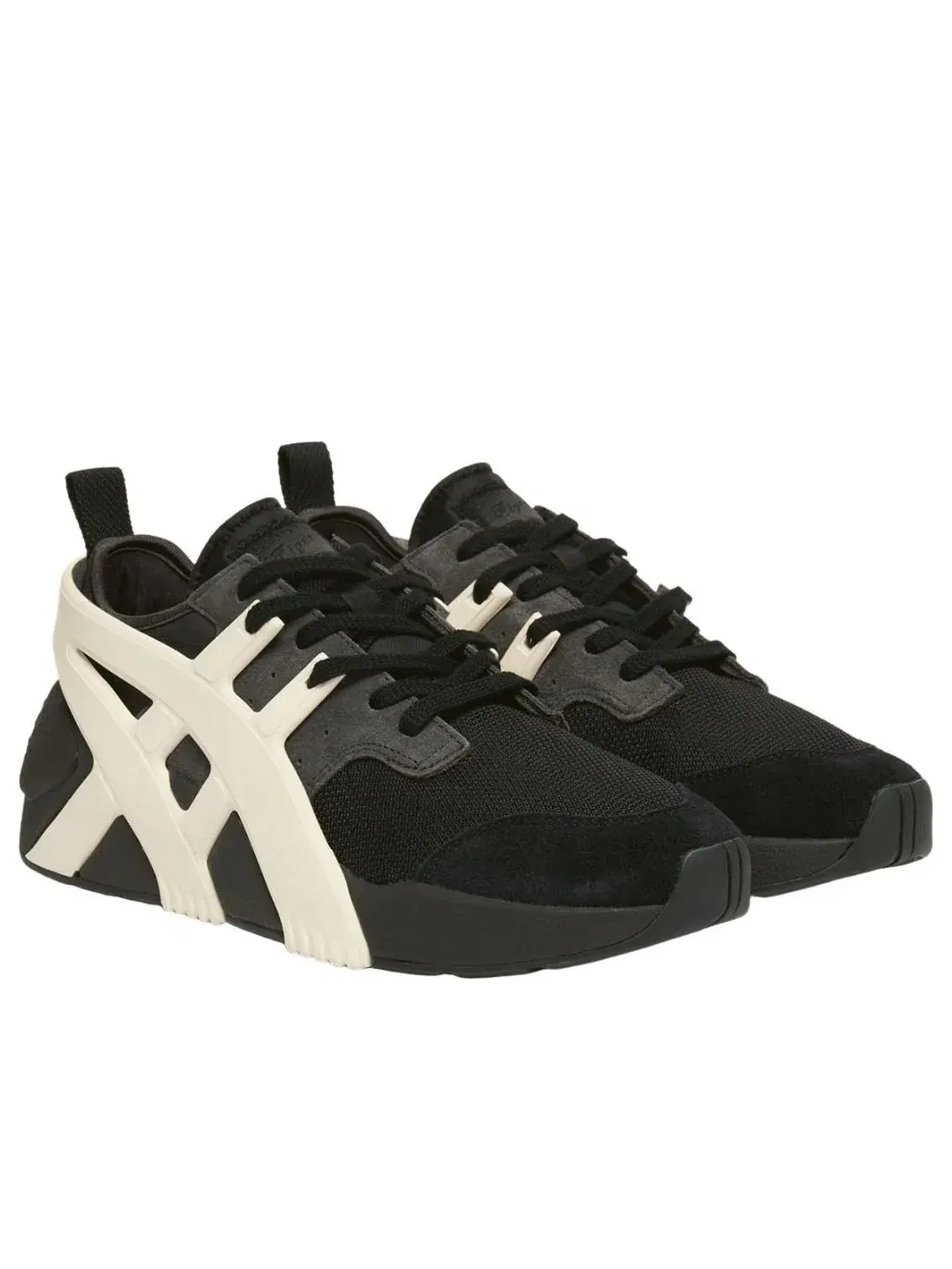 Кроссовки Onitsuka Tiger Big Logo Trainer 2.0 'Black Cream' 1183C638-002 — изображение 2 из 5, черный