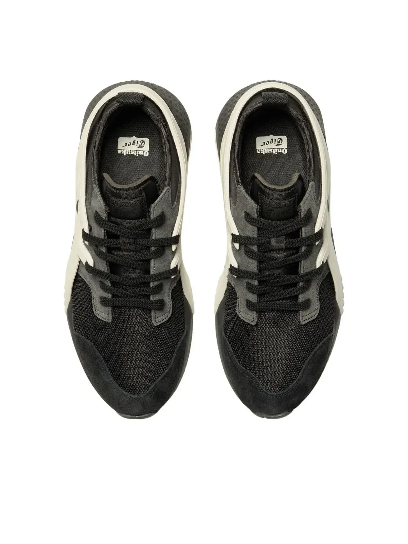 Кроссовки Onitsuka Tiger Big Logo Trainer 2.0 'Black Cream' 1183C638-002 — изображение 3 из 5, черный