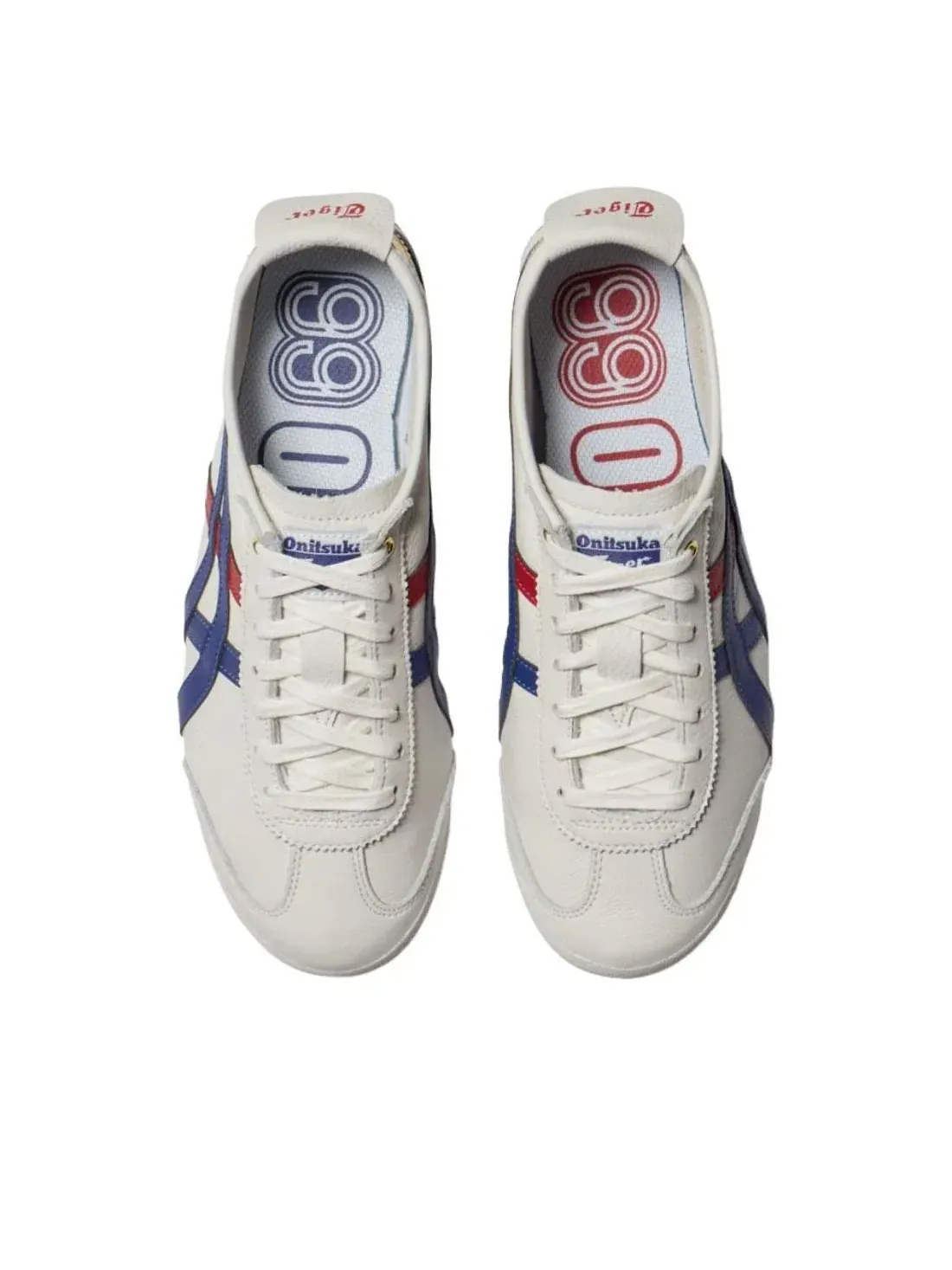Кроссовки Onitsuka Tiger Mexico 66 'White Blue' — изображение 3 из 5, белый