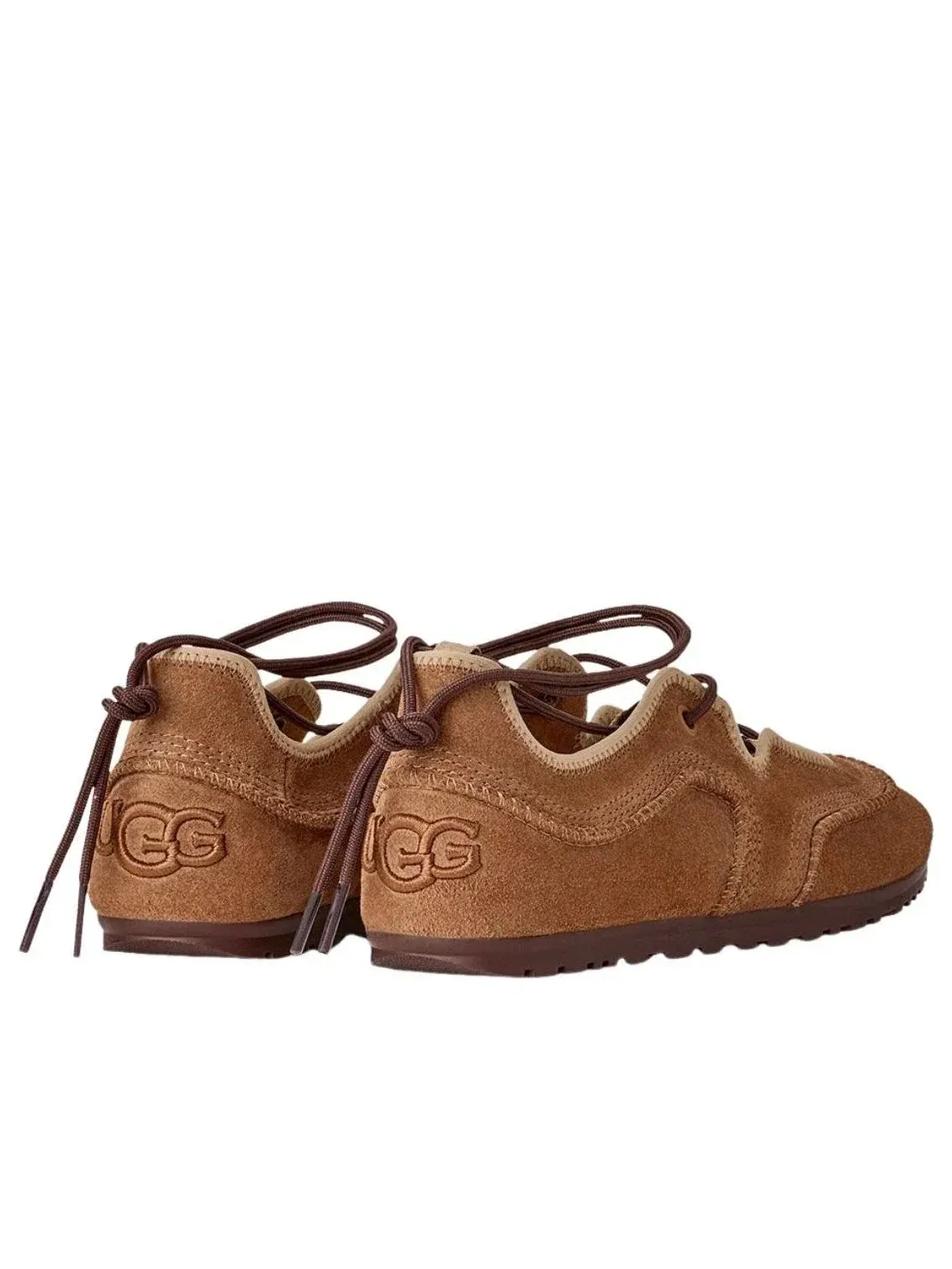 Женские балетки-кеды UGG Quill Ballet Chestnut Sand — изображение 3 из 5, коричневый