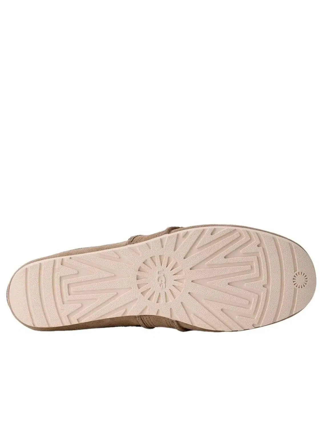 Женские балетки с кружевной шнуровкой модель Quill Ballet UGG — изображение 5 из 5, бежевый