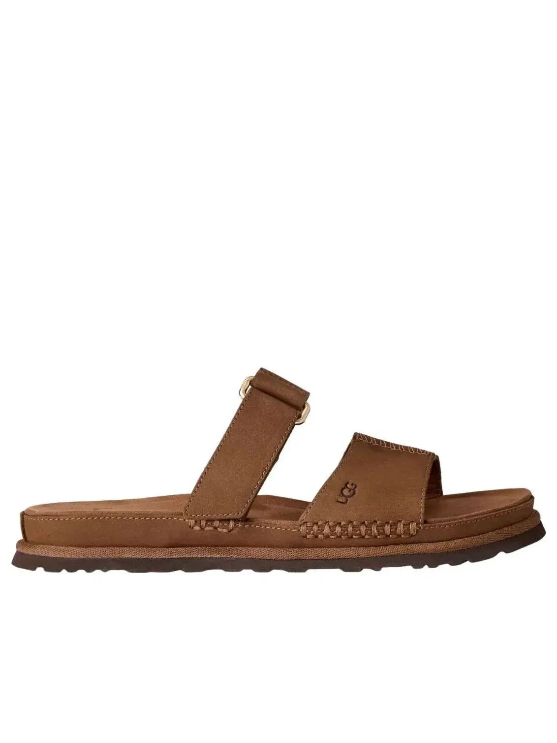 Женские сандалии с открытым носком Goldengaze UGG — изображение 2 из 5, коричневый