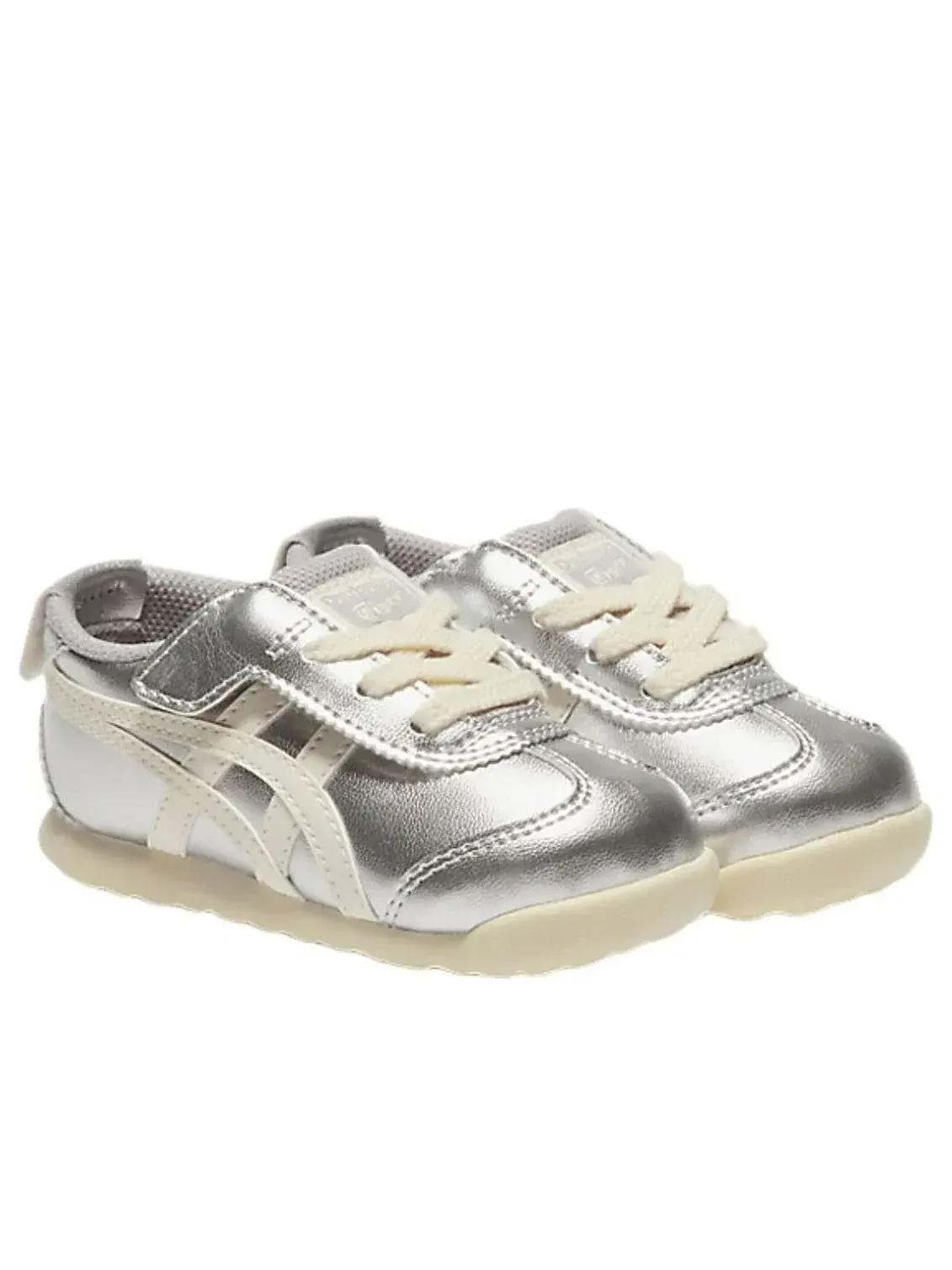 Кроссовки Onitsuka Tiger Mexico 66 'Silver Off White' 1184A074-020 — изображение 2 из 5, серебряный