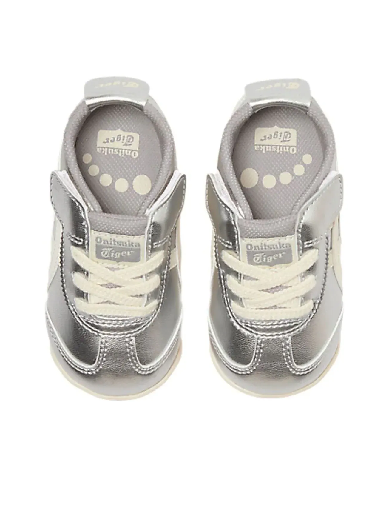 Кроссовки Onitsuka Tiger Mexico 66 'Silver Off White' 1184A074-020 — изображение 5 из 5, серебряный
