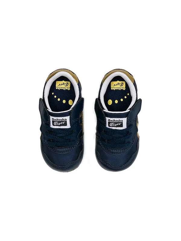 Кроссовки серрано низкие беговые кроссовки Onitsuka Tiger — изображение 3 из 4, темный синий/желтый