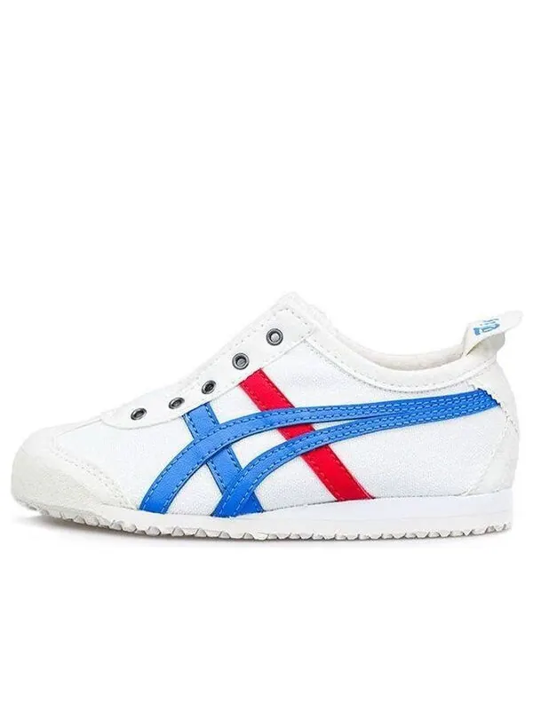 Кроссовки mexico 66 slip on Onitsuka Tiger — изображение 1 из 4, белый/синий