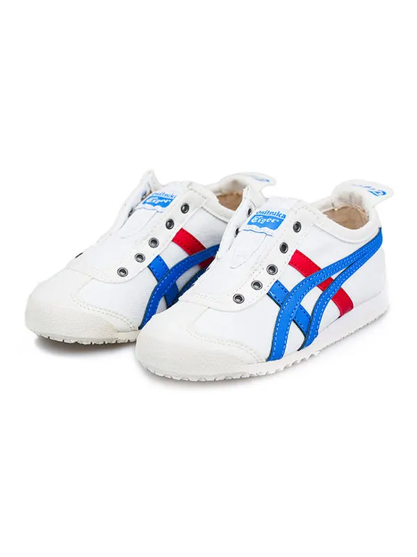 Кроссовки mexico 66 slip on Onitsuka Tiger — изображение 3 из 4, белый/синий