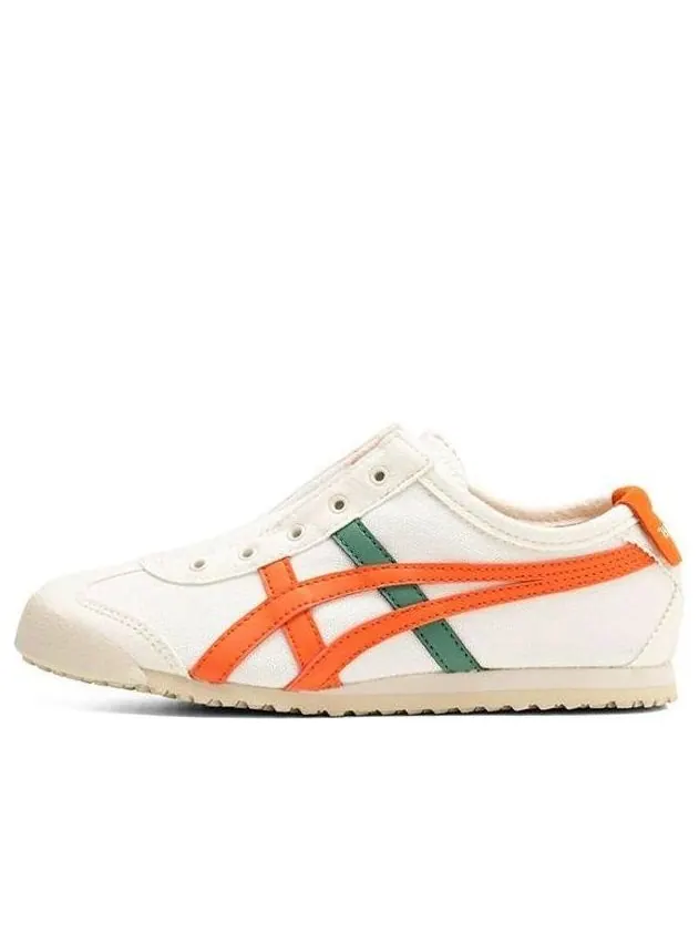 Кроссовки Onitsuka Tiger Mexico 66 Slip-On 'White Orange' — изображение 1 из 6, белый