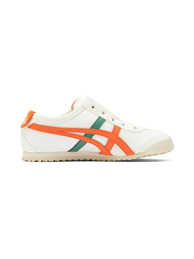 Кроссовки Onitsuka Tiger Mexico 66 Slip-On 'White Orange' — изображение 2 из 6, белый