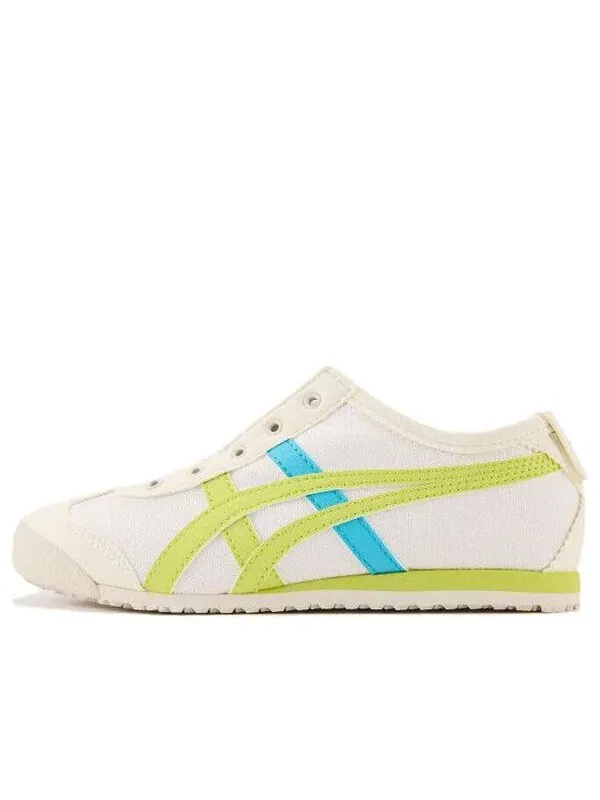 Кроссовки mexico 66 slip on кроссовки Onitsuka Tiger — изображение 1 из 4, белый/зеленый/синий
