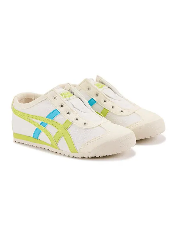 Кроссовки mexico 66 slip on кроссовки Onitsuka Tiger — изображение 2 из 4, белый/зеленый/синий